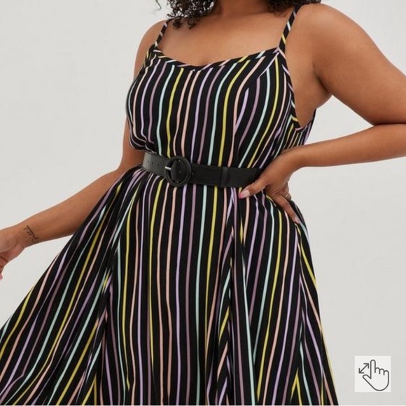 Torrid Spaghetti Strap Maxi Dress, Size 1 - Picture 2 of 7